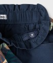 Short en coton taille haute avec ceinture à nouer fille